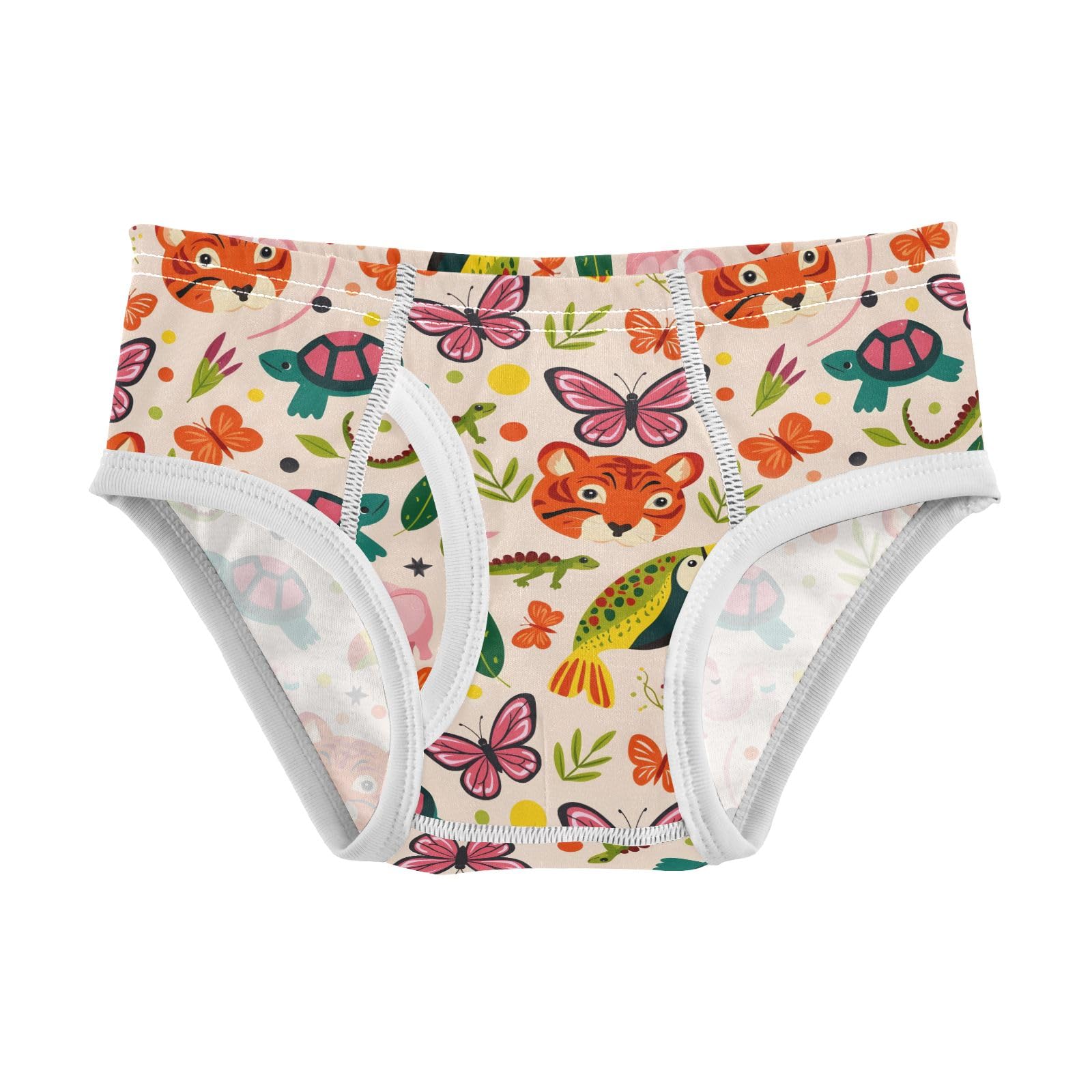 Boys Exclusive Briefs Toddler Underwear 95 Combed Cotton Boxerbriefs 2T Animal Tigers Butterfly Tortoise