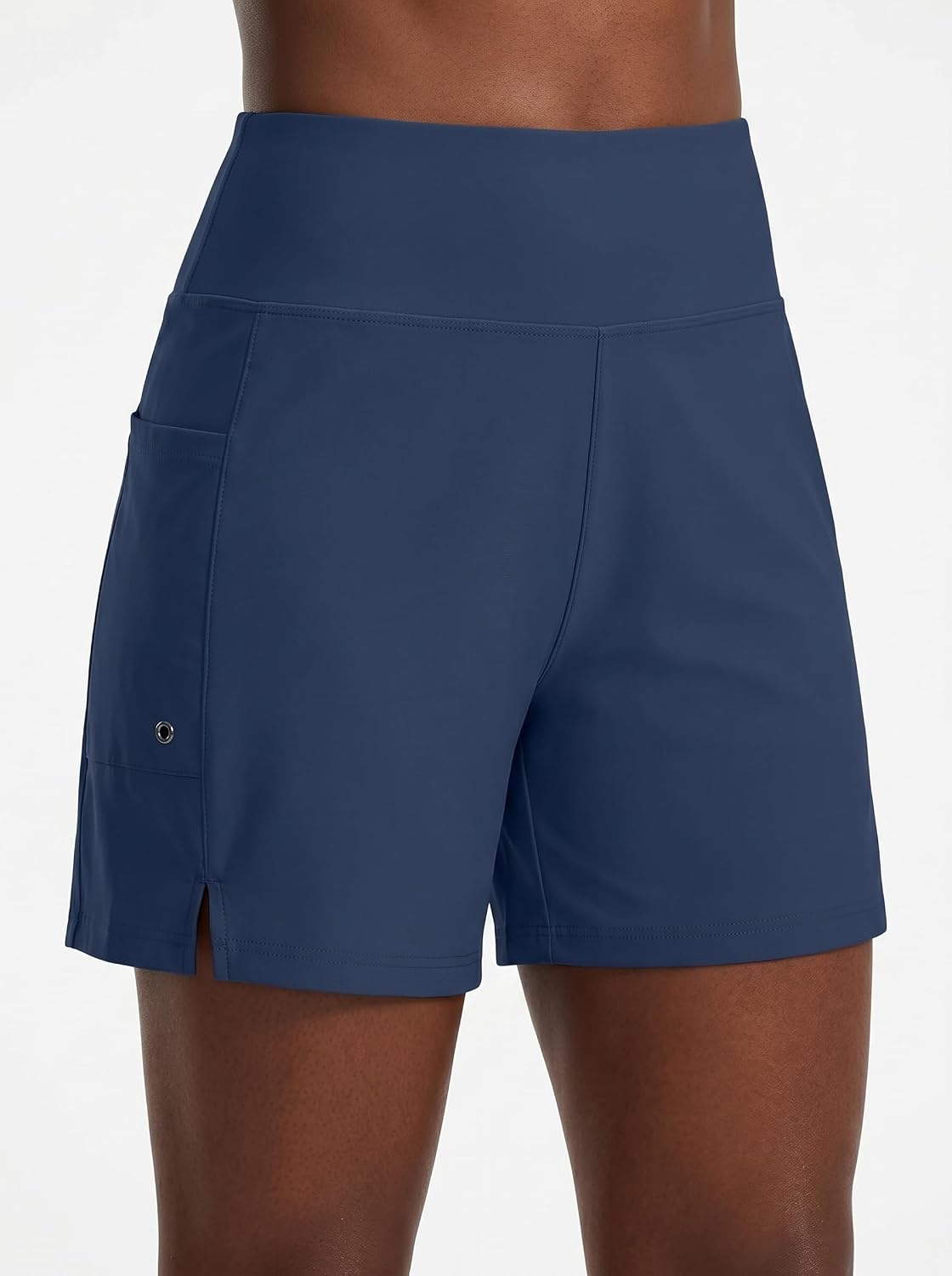 Long Swim Board Shorts High Waisted for Women Only Bottom