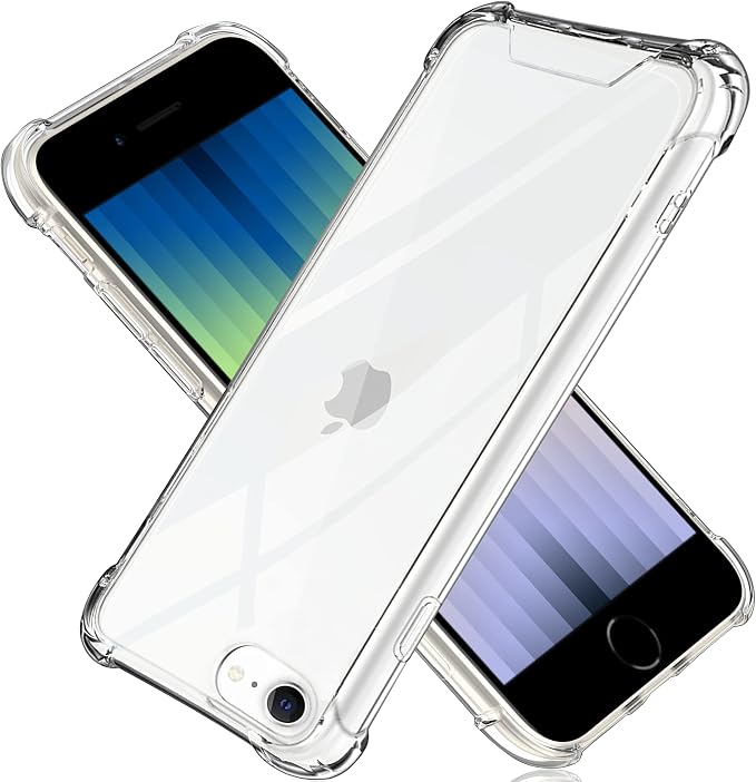 Funda Con Tarjetero Para IPhone SE 2022/2020, IPhone 8, IPhone 7 - Doble Capa, 5 Tarjetas, Antigolpes