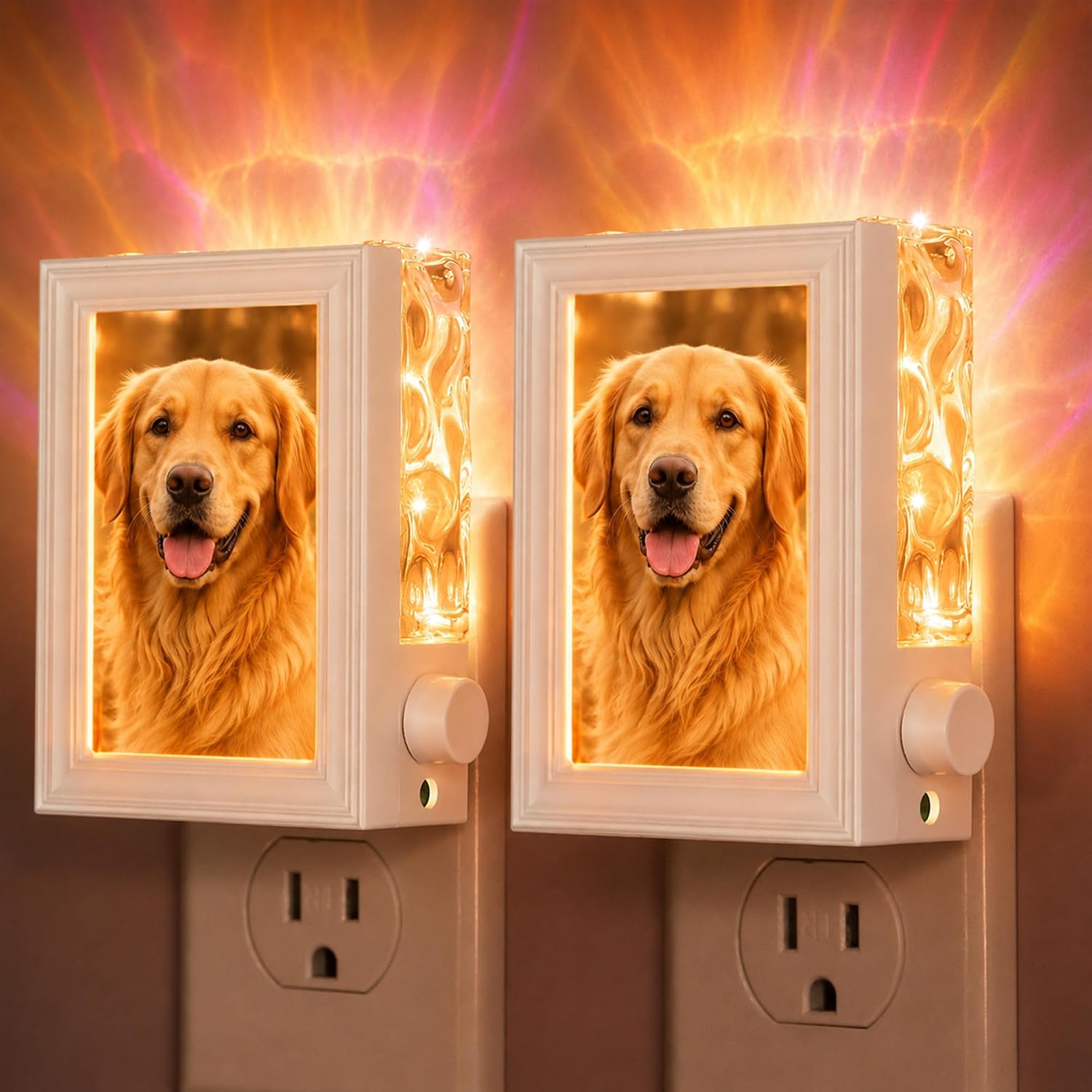 JandCase Night Lights Plug Into Wall, Cat/Dog Memorial Gifts