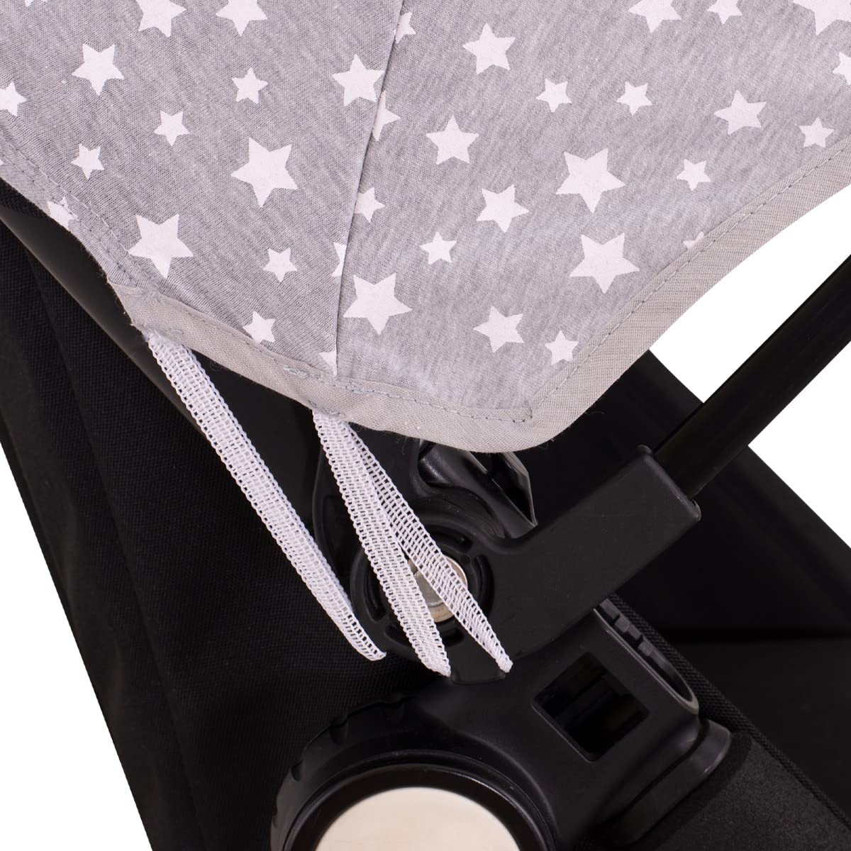 JYOKO KIDS Capota de algodon compatible con Bugaboo Cameleon 2 y 3 (WHITE STAR)