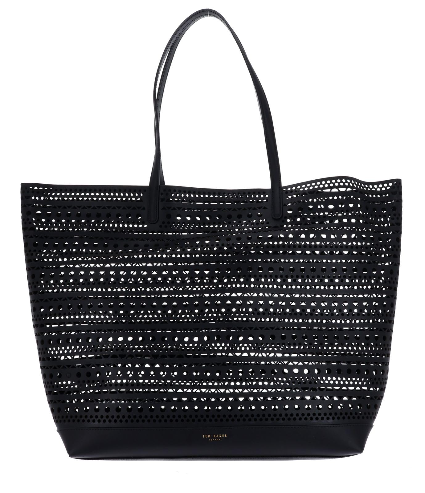 Ted Baker Women's S283631BLACKO/S Laser Cut Oversized Large Tote Bag, Black