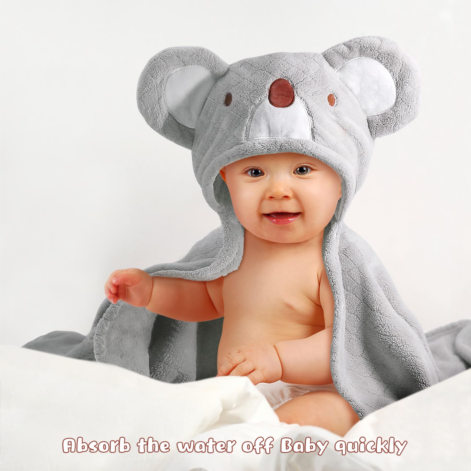 Stakee Serviette De Bain Bébé Nouveau-né Douche Couverture Bébé Serviette à Capuche Super Doux Bébé Serviette Pour Nouveau-né