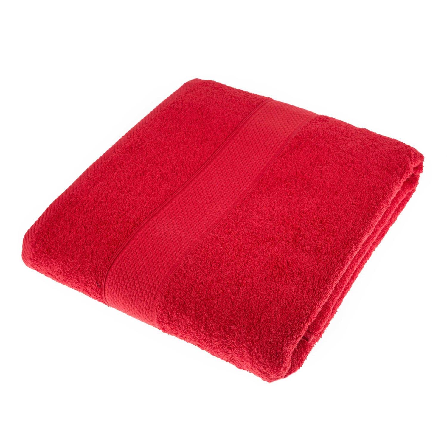 Homescapes (, Jumbo Towel) 100% Turkish Cotton 500 Gsm Red