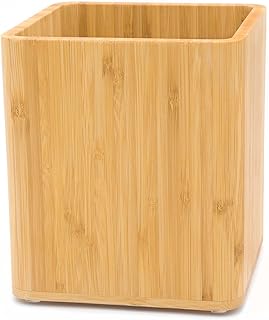 Dehaus® Stylish Bamboo Utensil Holder - Wood...,