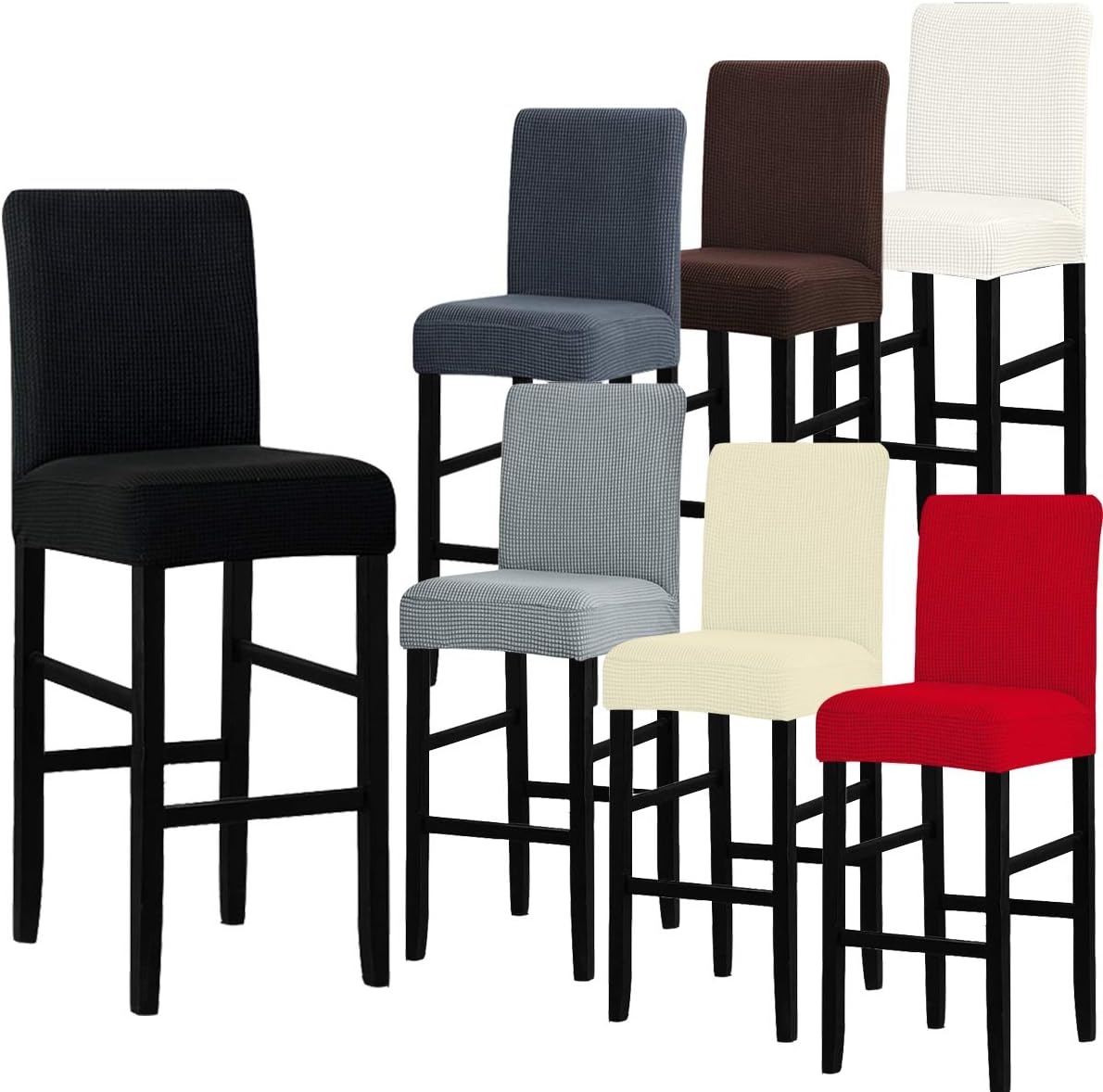 LANSHENG Bar Chair Stool Covers - Image 5