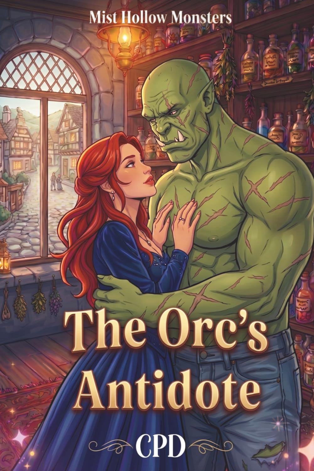 The Orc's Antidote: A High Heat Cozy Small Town Monster Romance with Grumpy/Sunshine Orc & Sunshine Sea-Witch Apothecary (Mist Hollow Monsters Book 5)