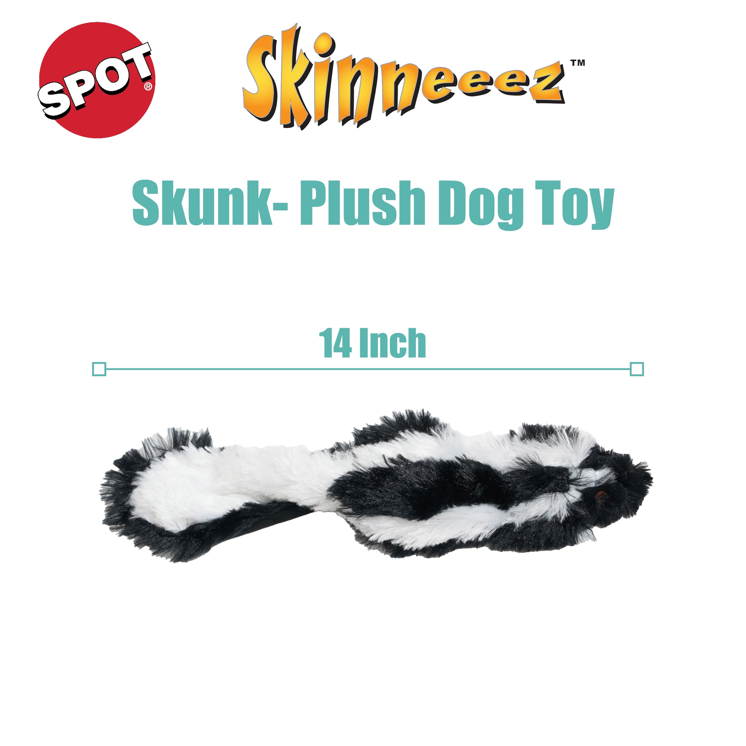 Amazon | Ethical Mini Skinneeez Skunk 14インチStuffingless犬