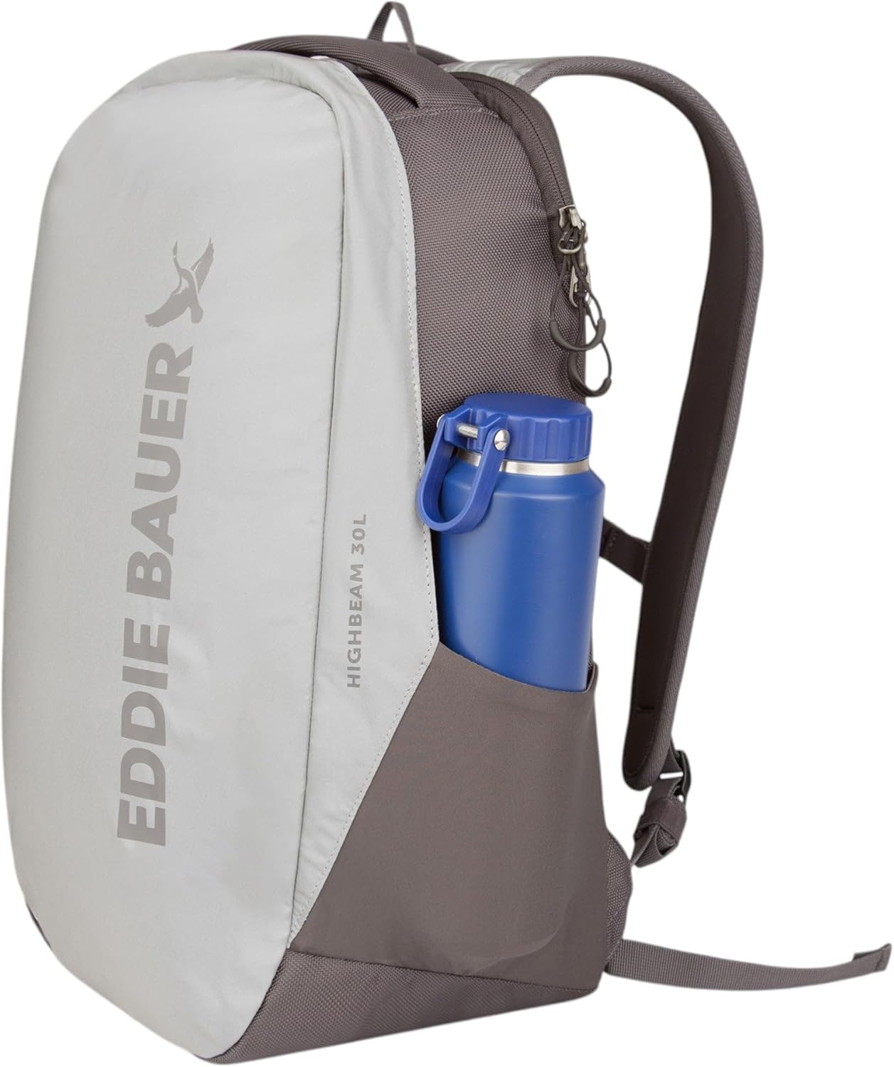 Eddie Bauer High Beam Backpack | Travel | Daypack | Commuter | Laptop Sleeve | Reflective | Outdoor | 30L Volume | Silver - Image 6
