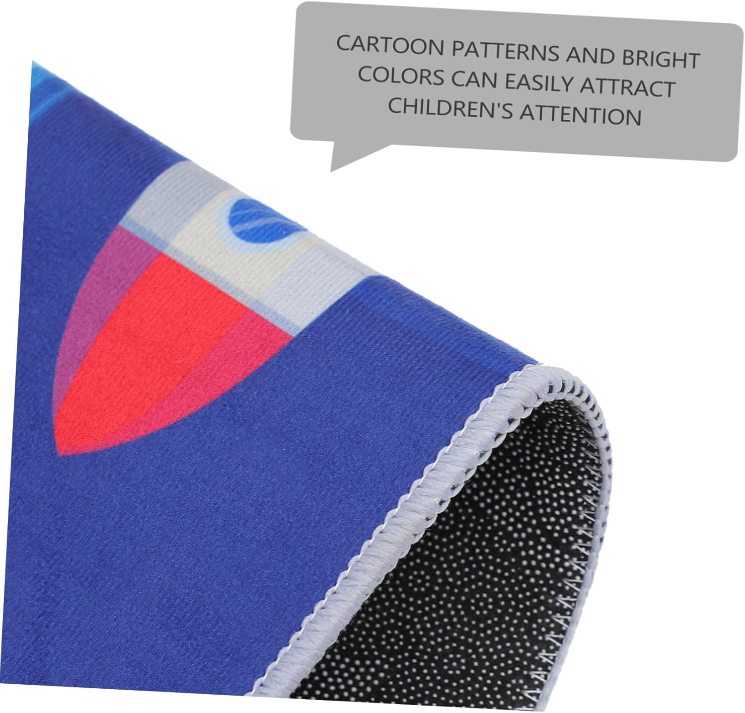 MAGICLULU Cartoon Hopscotch Rug for Playroom Lightweight Floor Mat Fun for Nursery and Bedroom Easy Storage Play Rug