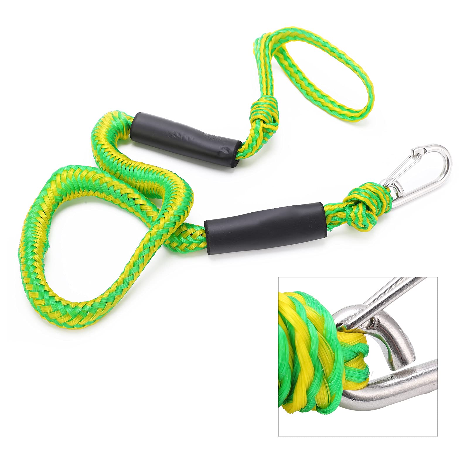 Elastische Dockleinen 2T Zugkraft - Dehnbare Bootsleinen 1,1-1,5m Für Kajak & Boote