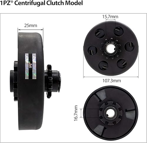 Miniatura 3 de 1PZ BA5-11T Embrague centrífugo de 58 pulgadas de diámetro #35 Cadena 11T Reemplazo para Baja DB30 Motovox MBX10 MBX11 Camp Go Kart Mini Bike Engine