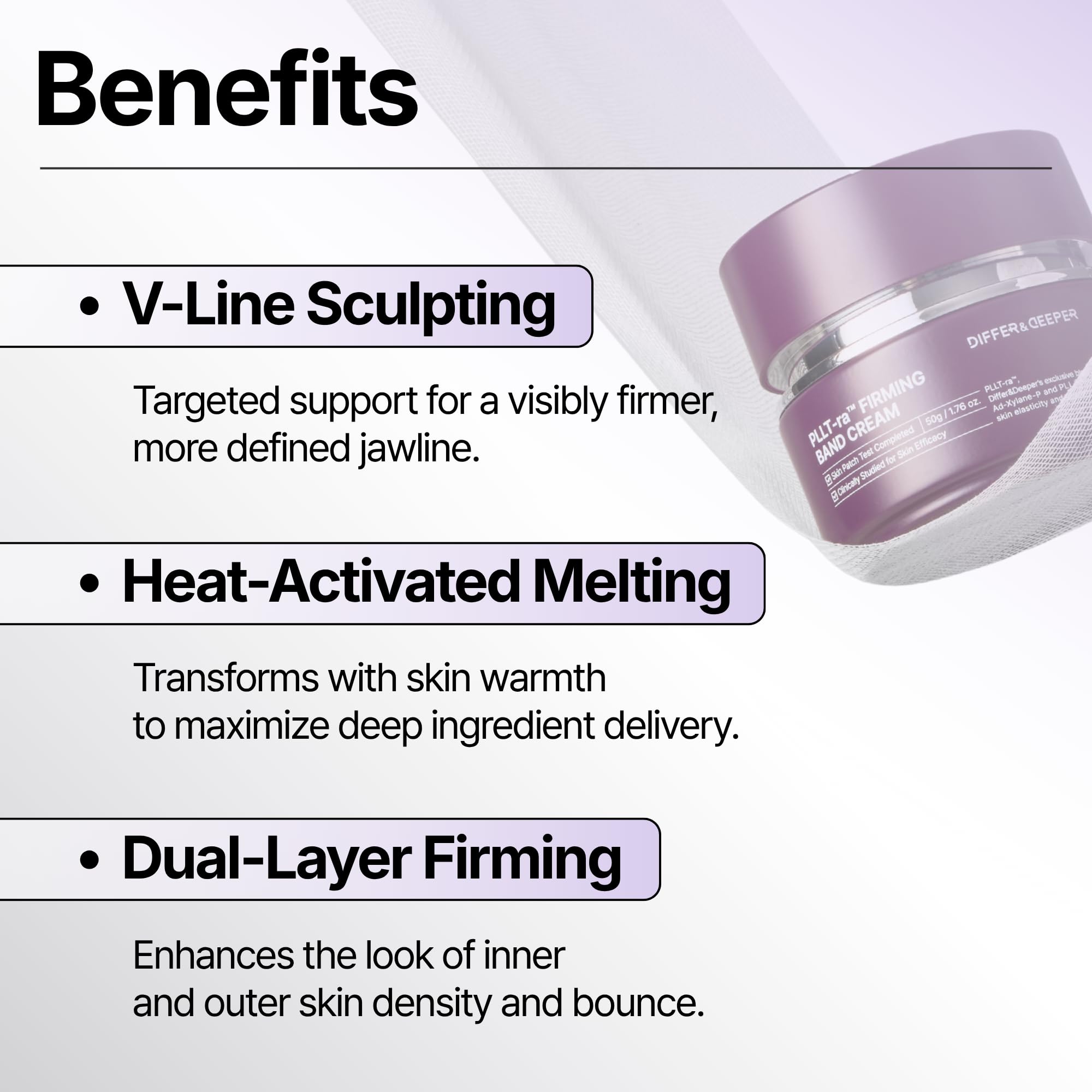 Amazon.com: Differ & Deeper PLLT-RA Firming Band Cream Multi