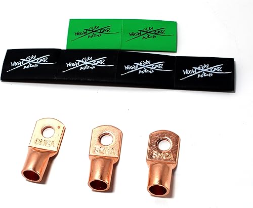 Miniatura 2 de Kit de cableado eléctrico Sky High de calibre 10 de gran tamaño, actualización Big 3, VerdeNegro