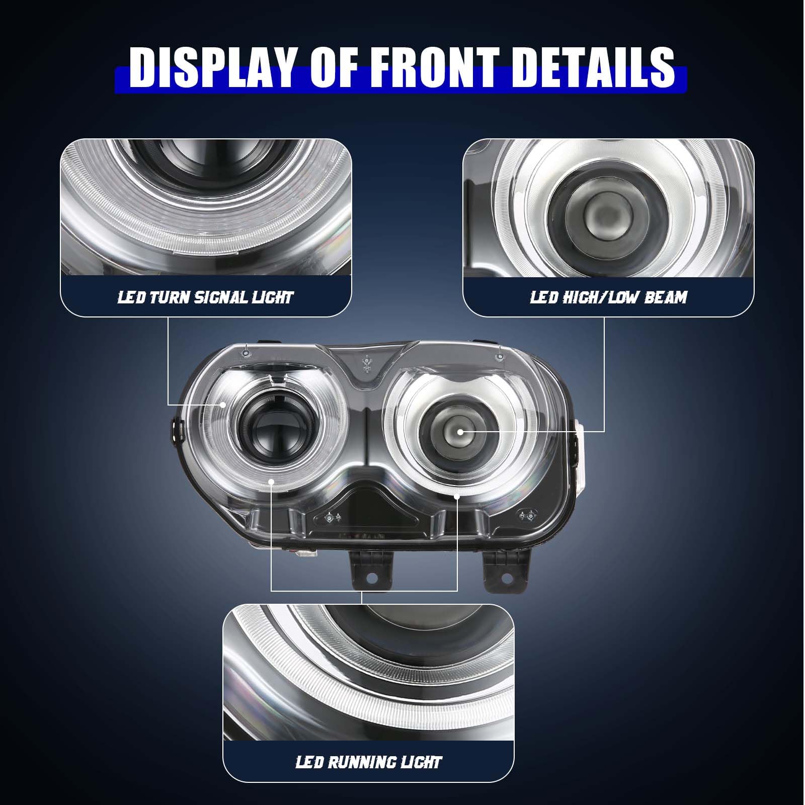 Amazon.com: Partzer Headlight Assembly Fit for 2015-2023 Dodge