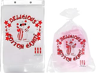 Cotton Candy Bags with Twist Ties- Pack of 400ct