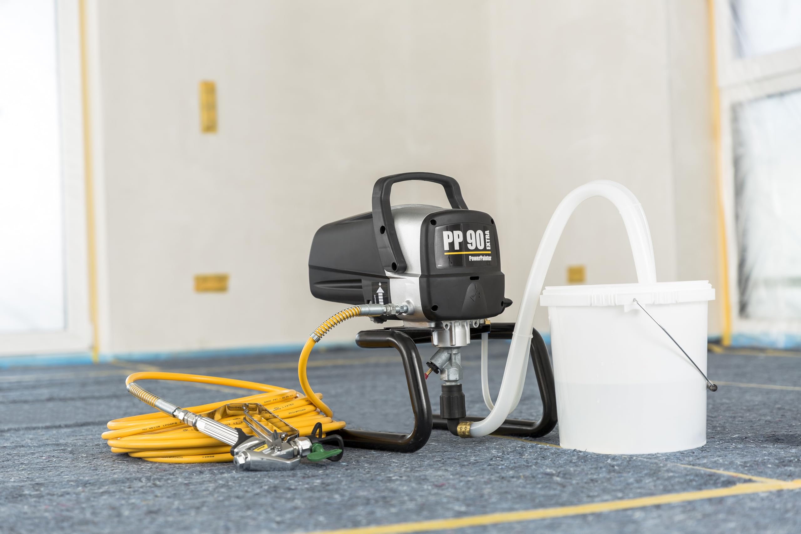 WAGNER Airless Spruzzatore di Vernice Power Painter 90 Extra Skid HEA su rastrelliera Multicolore