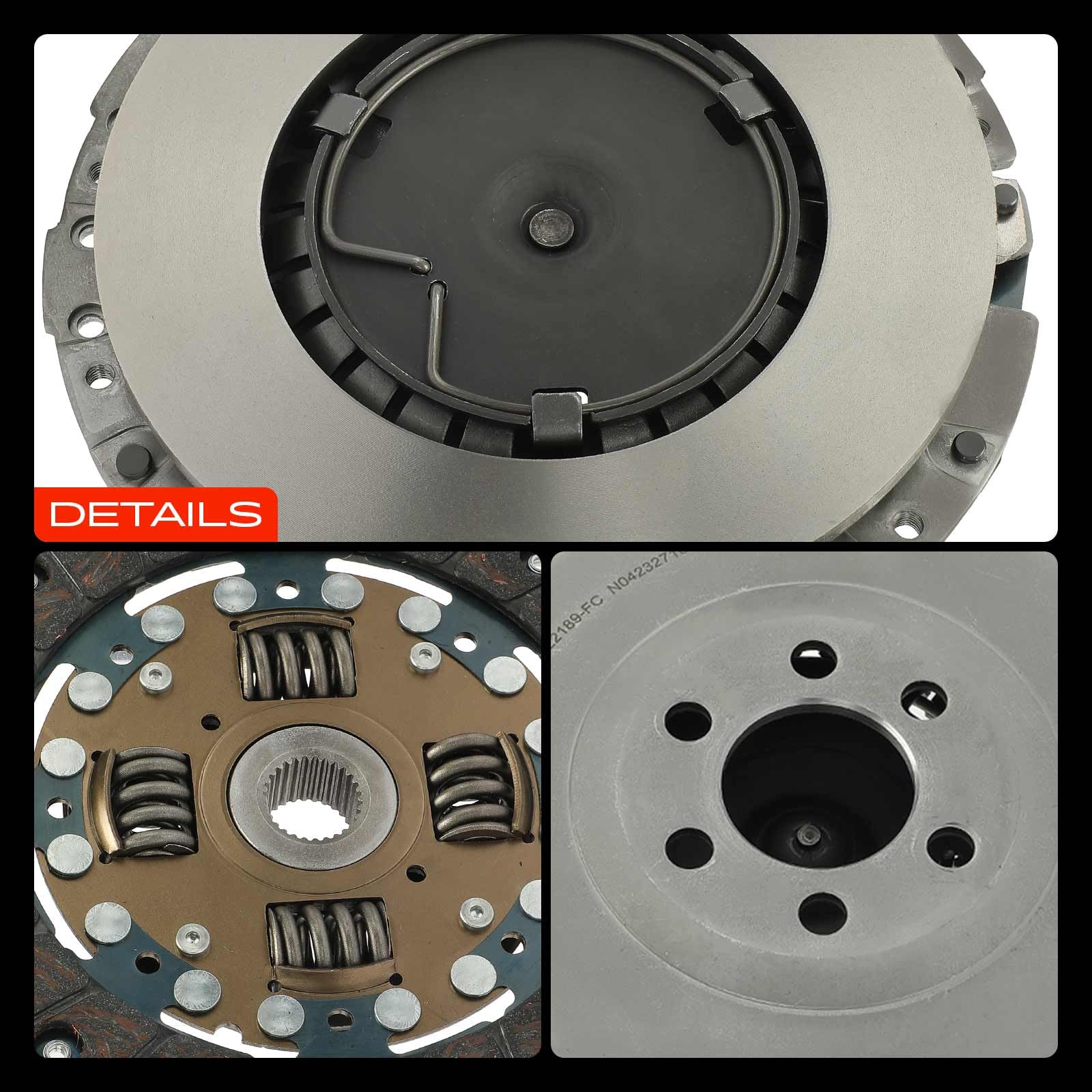 Frankberg Kit de embrague 036198141X | Compatible con: Golf IV Variante 1J5, B.o.r.a 1J2, O.c.t.a.v.i.a I 1U2, Toledo II 1M2, Variante B.o.r.a 1J6, León 1M1