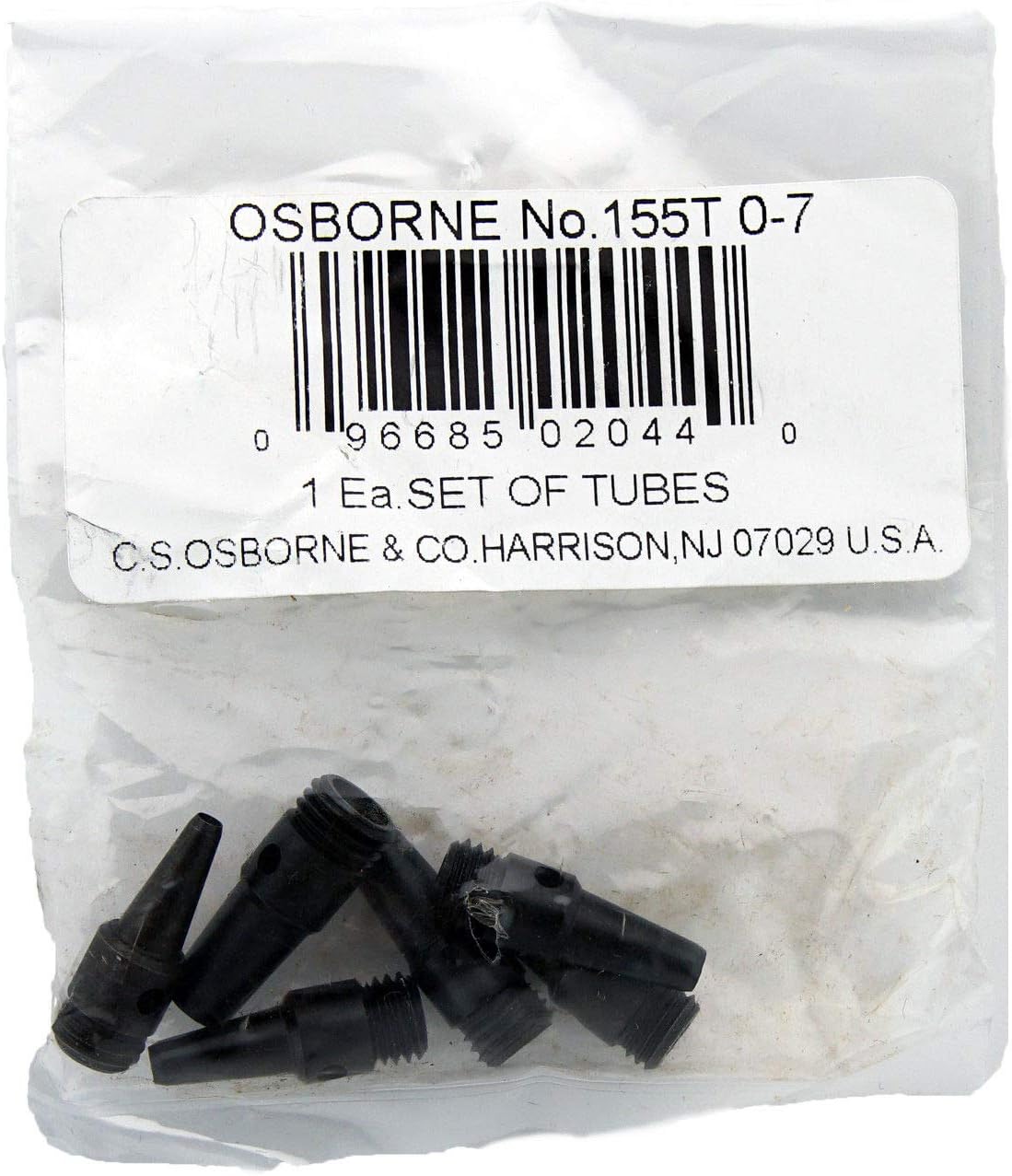 C.S. Osborne #155 Set of Replacement Tubes (Size 0 to 7) for Revolving Punch