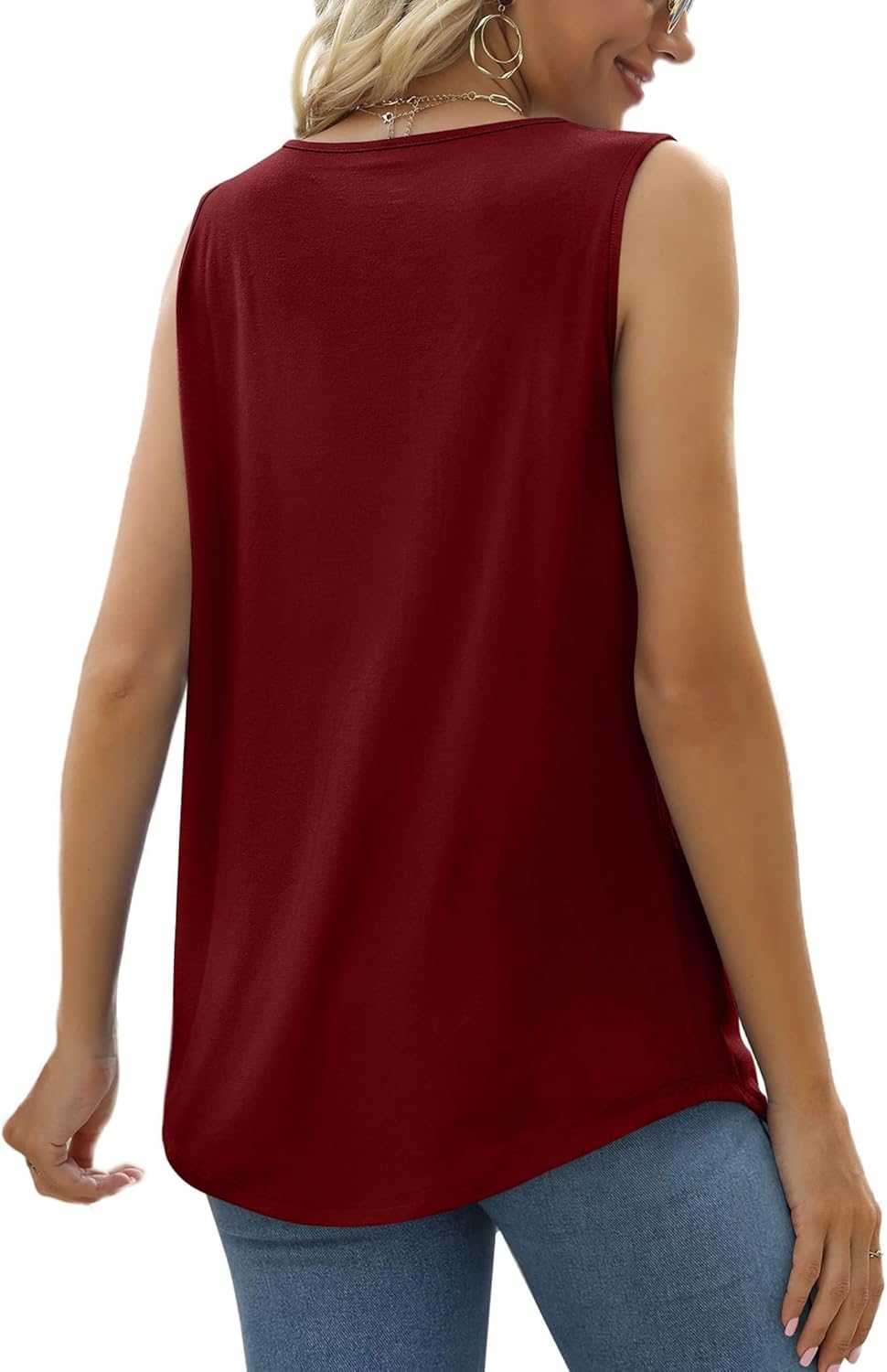 Stylisches Tank Top für den Sommer: Elegante Damenmode mit Falten