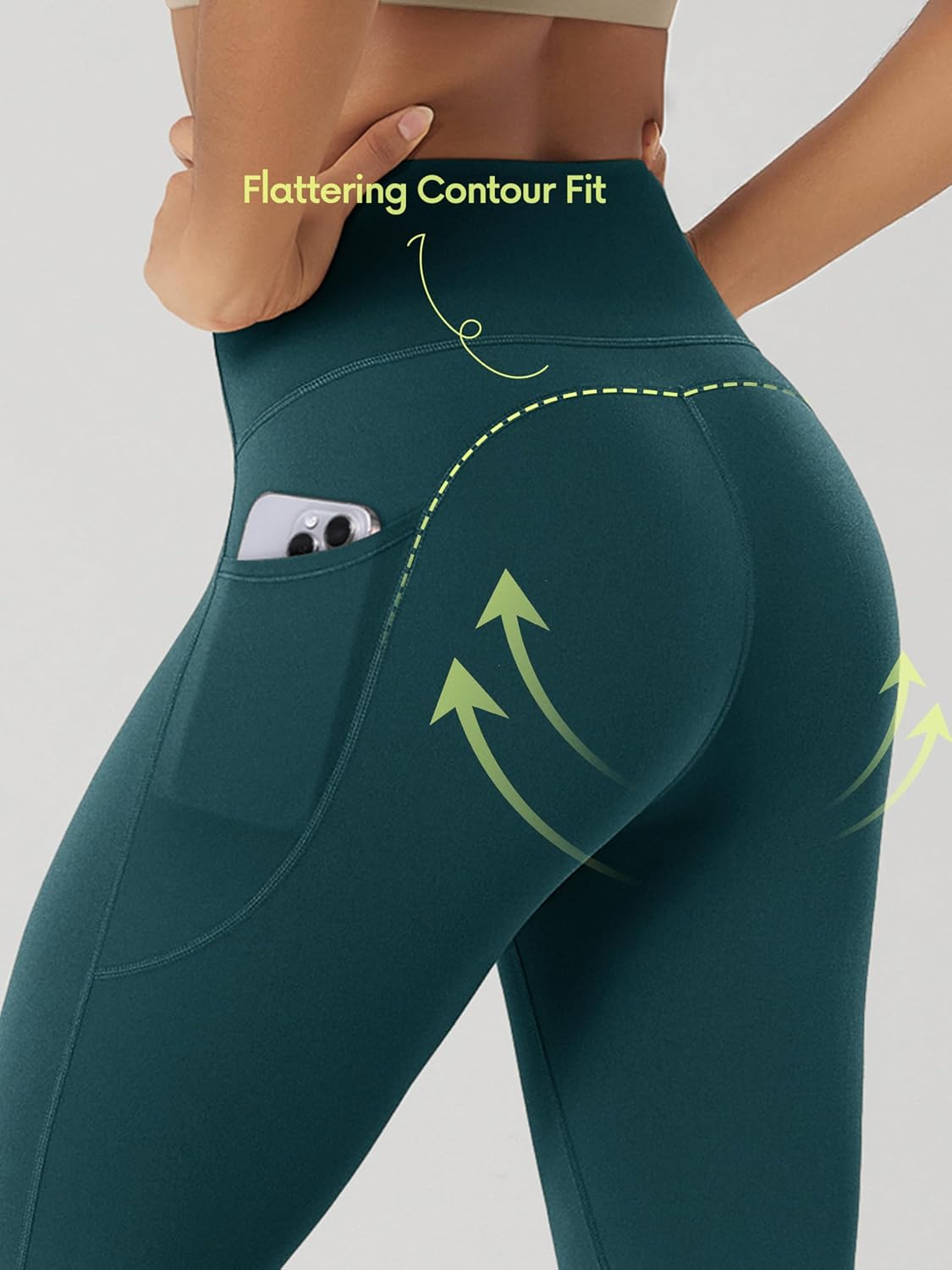 ODODOS Cloud Feeling Flared Pants with Pocket for Women High Waist Casual Bootcut Yoga Pants, 30"/32" Inseam - Image 5