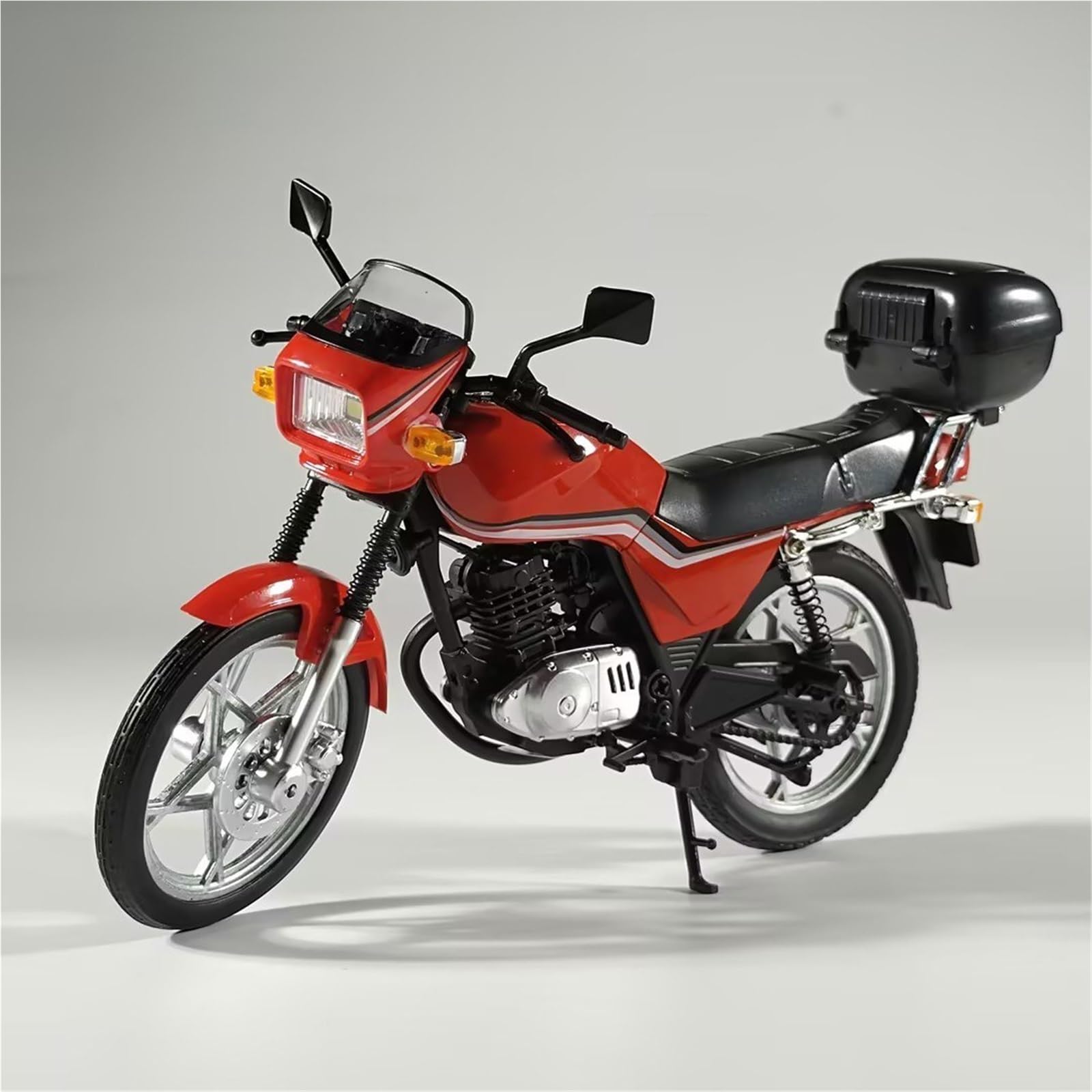 Für S&uzuki GS125 Motorrad-Modellauto Aus Metallguss, Sammlerstück, Hobbygeschenk, Ausstellungsstück, Geschenk Für Jungen, Maßstab 1:12