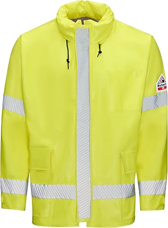 Bulwark FR Mens Hi-visibility Flame-resistant Rain