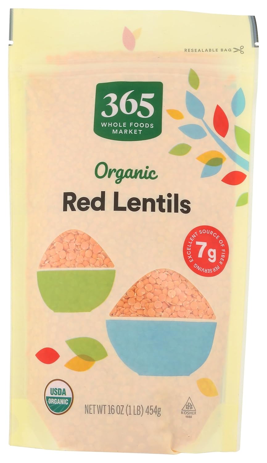365 Organic Red Lentils