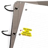 Five Star Flex Refillable Notebook + Study App, College Ruled Paper and 1 Inch TechLock Ring Binder with Pockets, Tabs and Dividers, 200 Sheet Capacity, Fire Red (29328AB2) – view 4