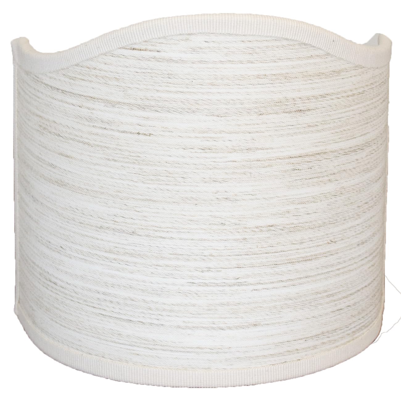 LUCECLASS | Ventolina mezzo paralume classico ventola in LINO CERVINO interno PVC semitonda veletta semiluna per lampada parte di ricambio lampada da tavolo classica (DIAMETRO 35 CM ATTACCO E27)