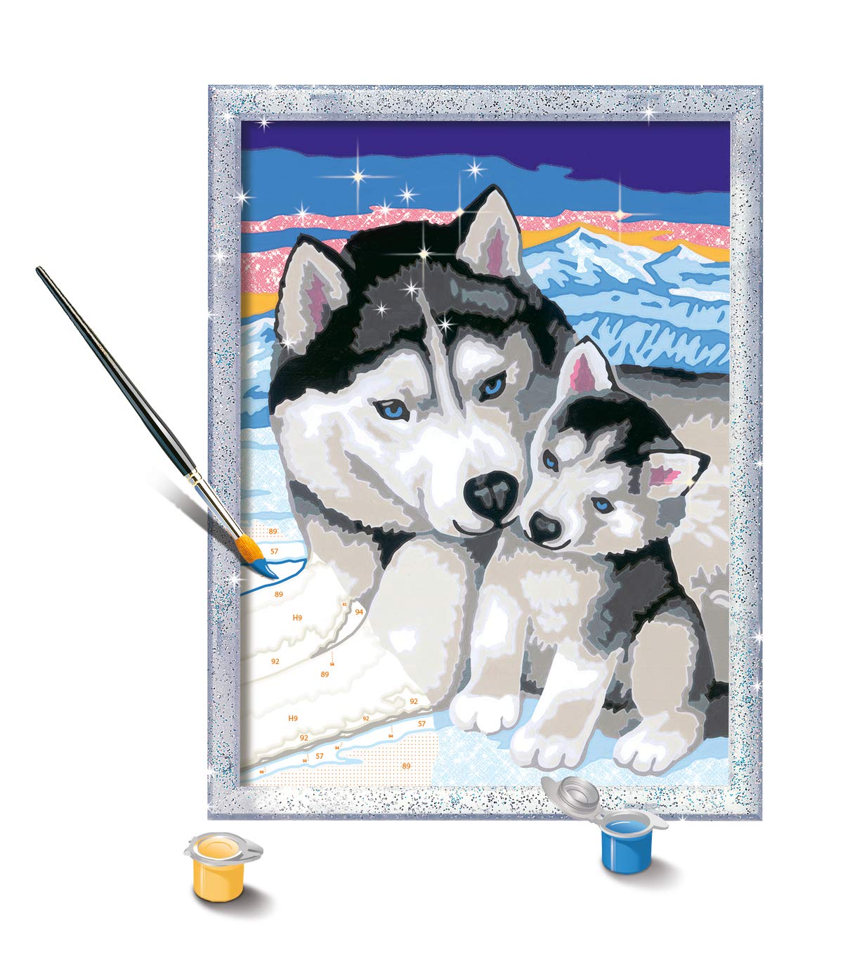 Ravensburger – Numéro d'Art Petit Format – Miraculous – Loisir créatif – Kit de Peinture par numéros – Activité détente et créative – Dès 7 Ans – 28509 – Version française