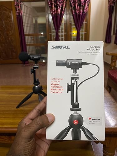Shure MV88+ Video Kit With Digital Stereo Condenser USB Microphone