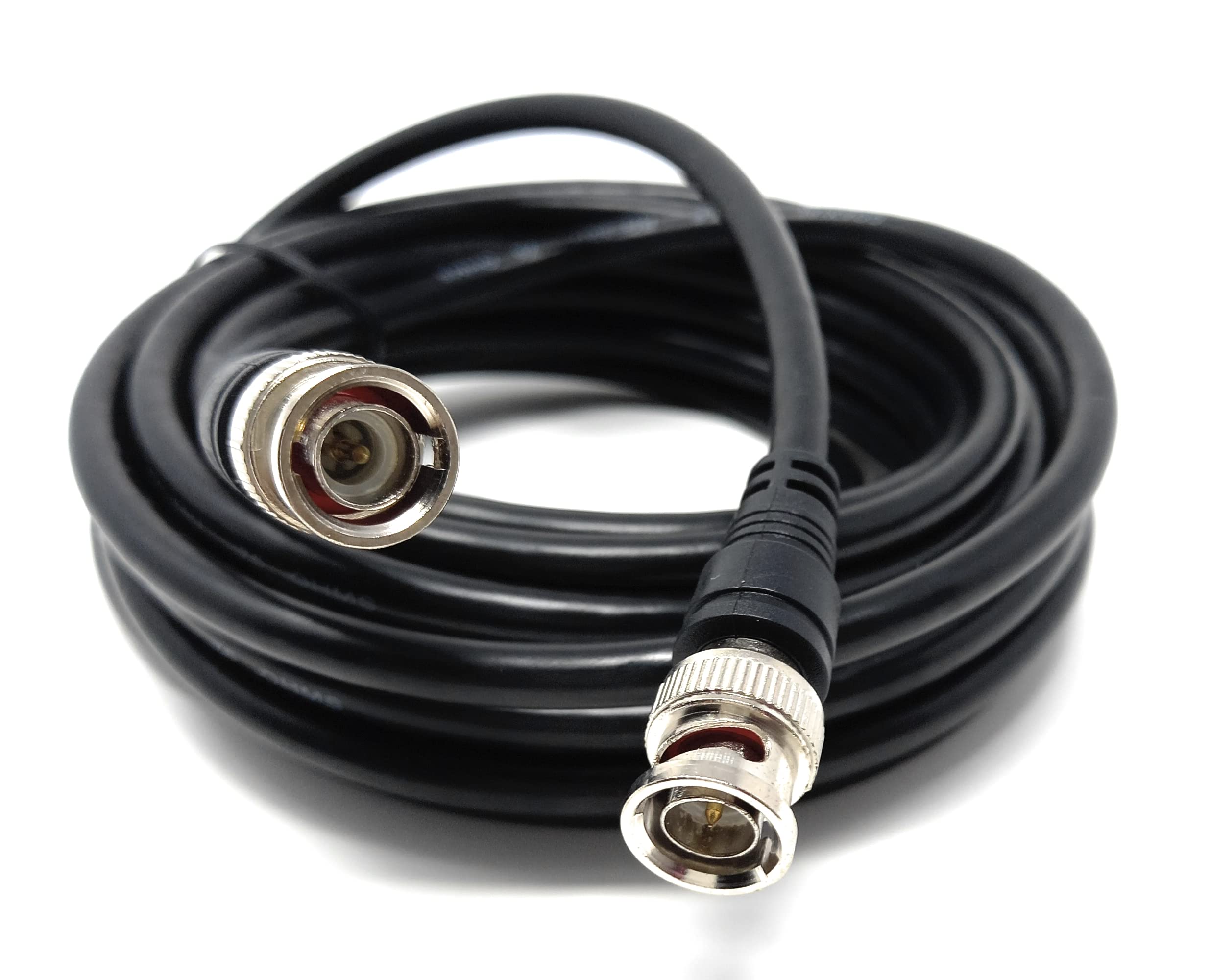 DRUT 5m BNC Male to BNC Male Coax Lead 50 Ohm RG58/58U Coaxial Cable for Analogue and Serial Digital Interface Video Signals and CCTV Camera Equipment 16.5ft - Image 3