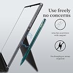 MR05 EMR Stylus for Kindle Scribe/Remarkable 2 with Digital Eraser, 4096 Pressure Sensitivity, Palm Rejection, Digital Pen for EMR Devices/Tablet with 10 Tips-Green | Battery-free EMR stylus with digital eraser, 4096 pressure levels, palm rejection a
