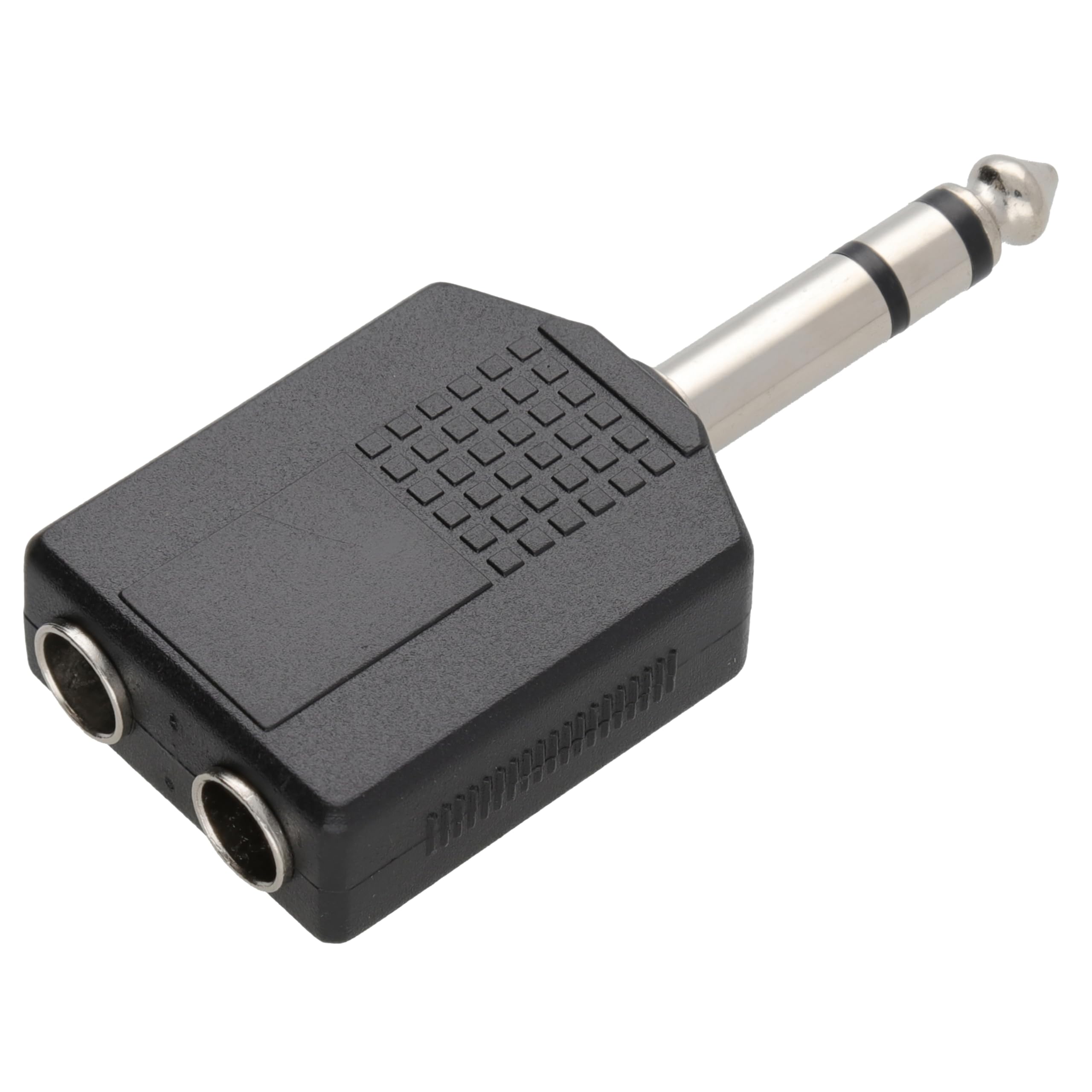 Keple 6,35 Mm Stereo-Klinken-Splitter – Y-Adapter Von 1x Stecker Auf 2x Buchsen, 2 Stück