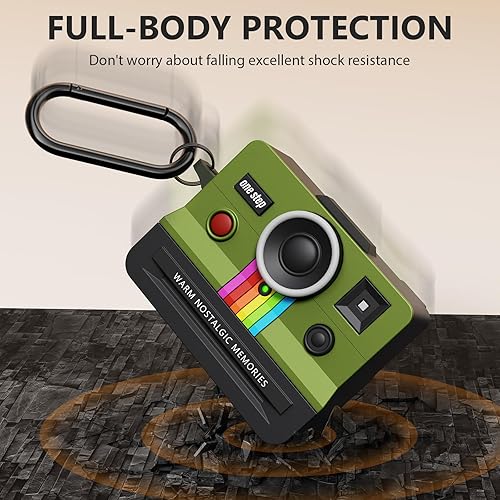 Miniatura 5 de VISOOM Funda retro para AirPods Pro, funda para mujeres y hombres, funda de silicona de moda para Air iPods Pro 2 de 1 generación con kit Cleanner