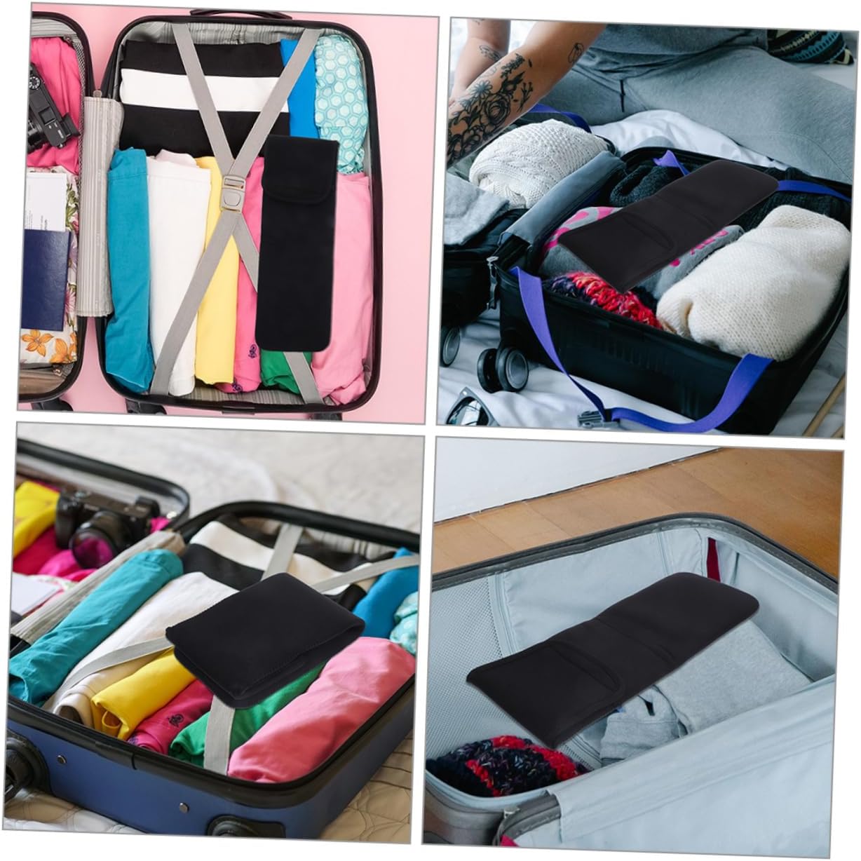VICASKY 2pcs Portable Hair Straightener Case Storage Bag for Hair Curler Organizer for Styling Tool