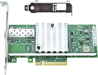 10Gb PCIE Ethernet LAN Adapter Compare to Intel X520-DA1, with Intel 82599EN Chip, PCI Express X8,Single SFP+ Port, Support Windows Server/VMware/Linux