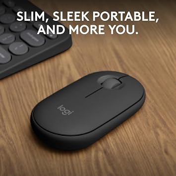 Logitech PEBBLE MOUSE 2 M350S Graphite Wireless Mouse