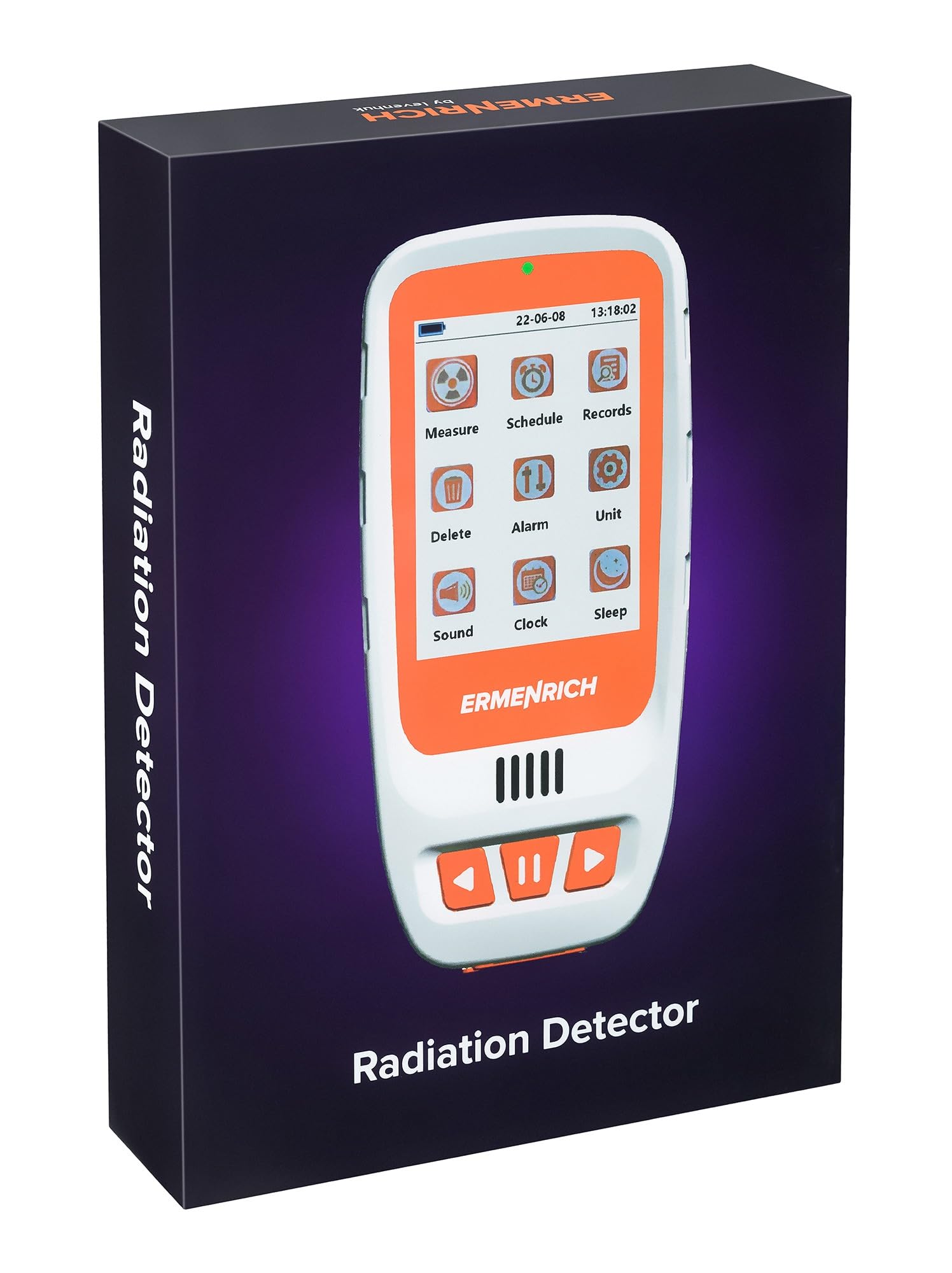 Ping RD40 Licznik Geigera Detektor Promieniowania z LCD