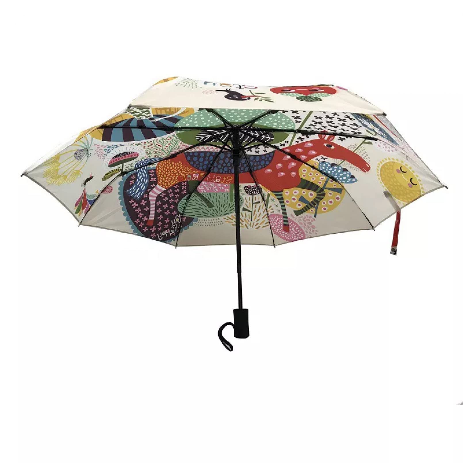 Parasol przeciwsłoneczny damski automatyczny parasol męski kreskówka parasol moda rysunek dziecięcy składany parasol przeciwdeszczowy sprzęt