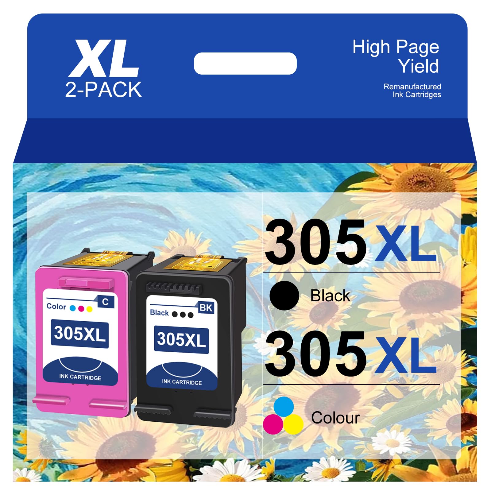 Oeggoink 305 XL Tintenpatronen Kompatibel Für HP – Farbe, Hohe Seitenausbeute, Für Deskjet/Envy Modelle