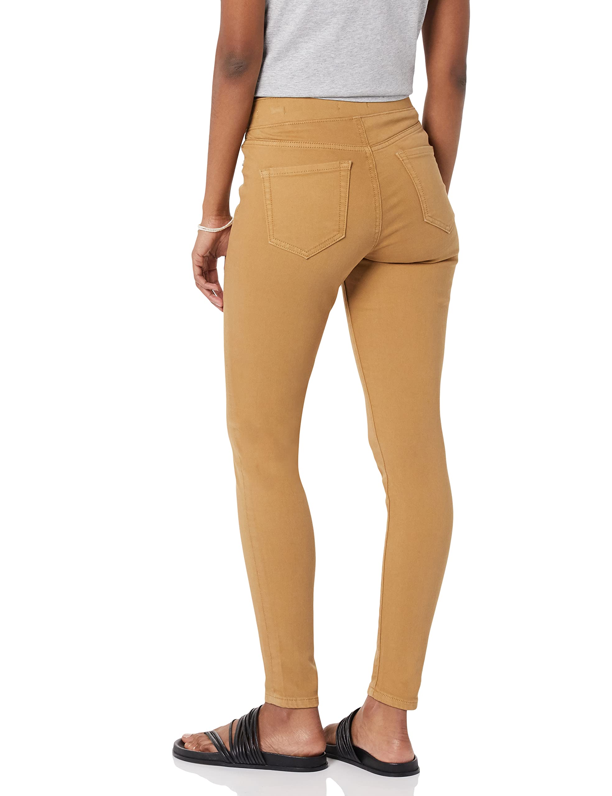 Amazon Essentials Jegging Elasticizzato Senza Zip a Vita Media - Colori Fuori Produzione Donna