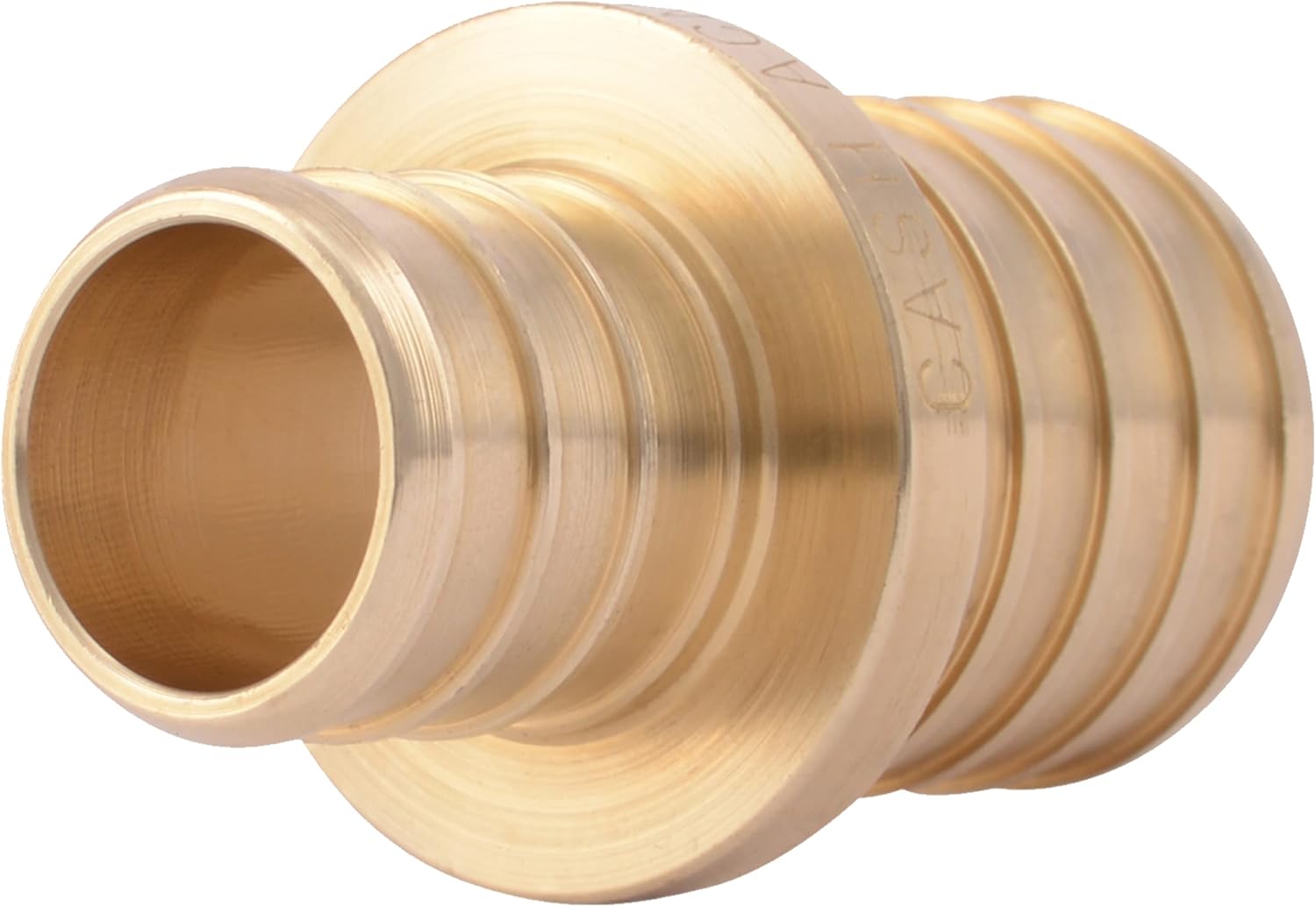 SharkBite 3/4 x 1 Inch Crimp Reducing Coupling, Brass Plumbing Fitting, PEX Pipe, PE-RT, UC060LFA