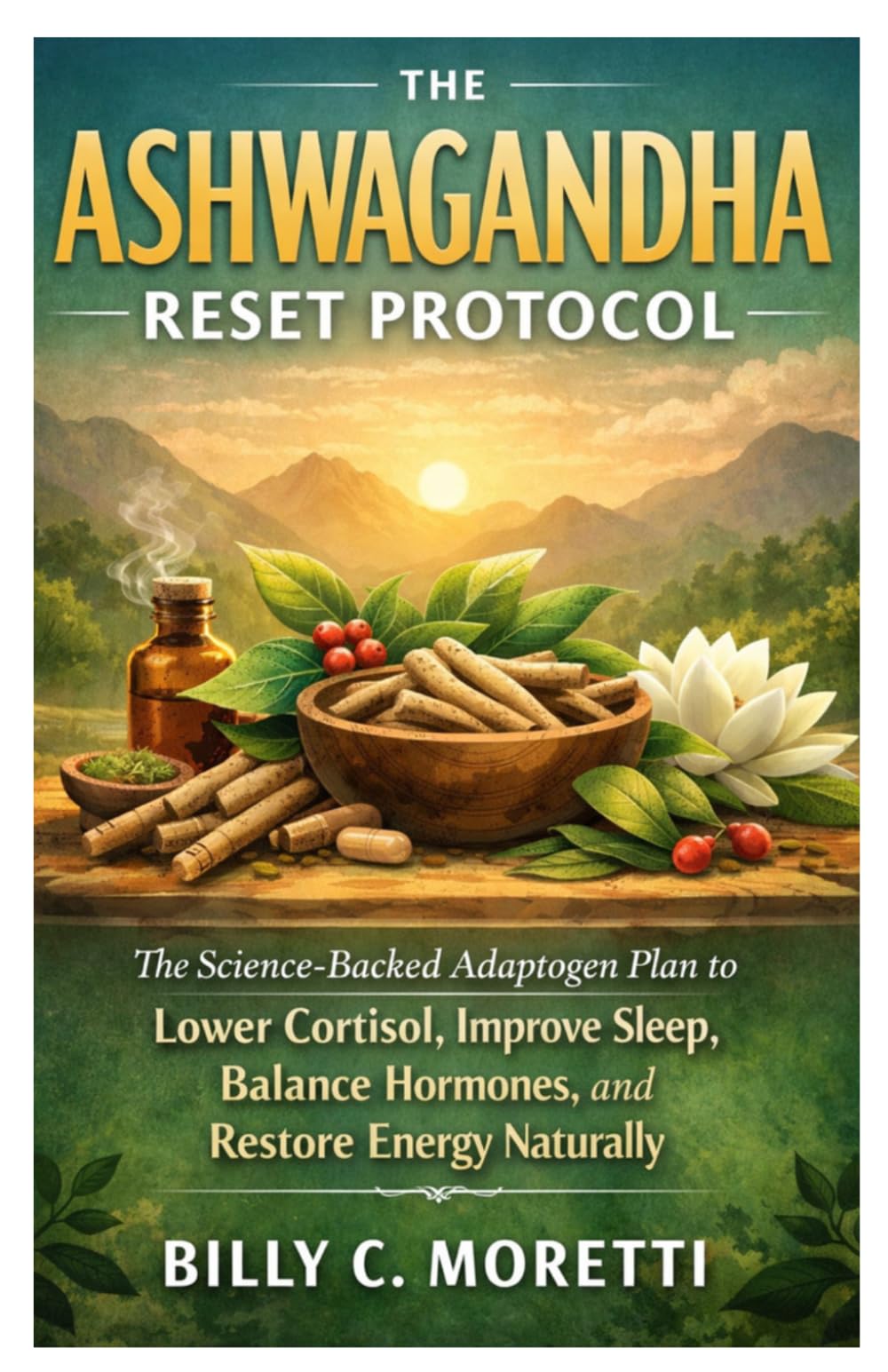 The Ashwagandha Reset Protocol: The Science-Backed Adaptogen Plan to Lower Cortisol, Improve Sleep, Balance Hormones, and Restore Energy Naturally