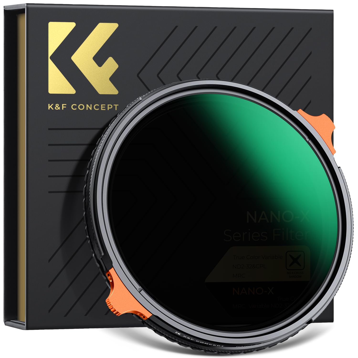 Amazon | K&F Concept 82mm 可変NDフィルター ND2-ND32&CPL TRUE COLOR 
