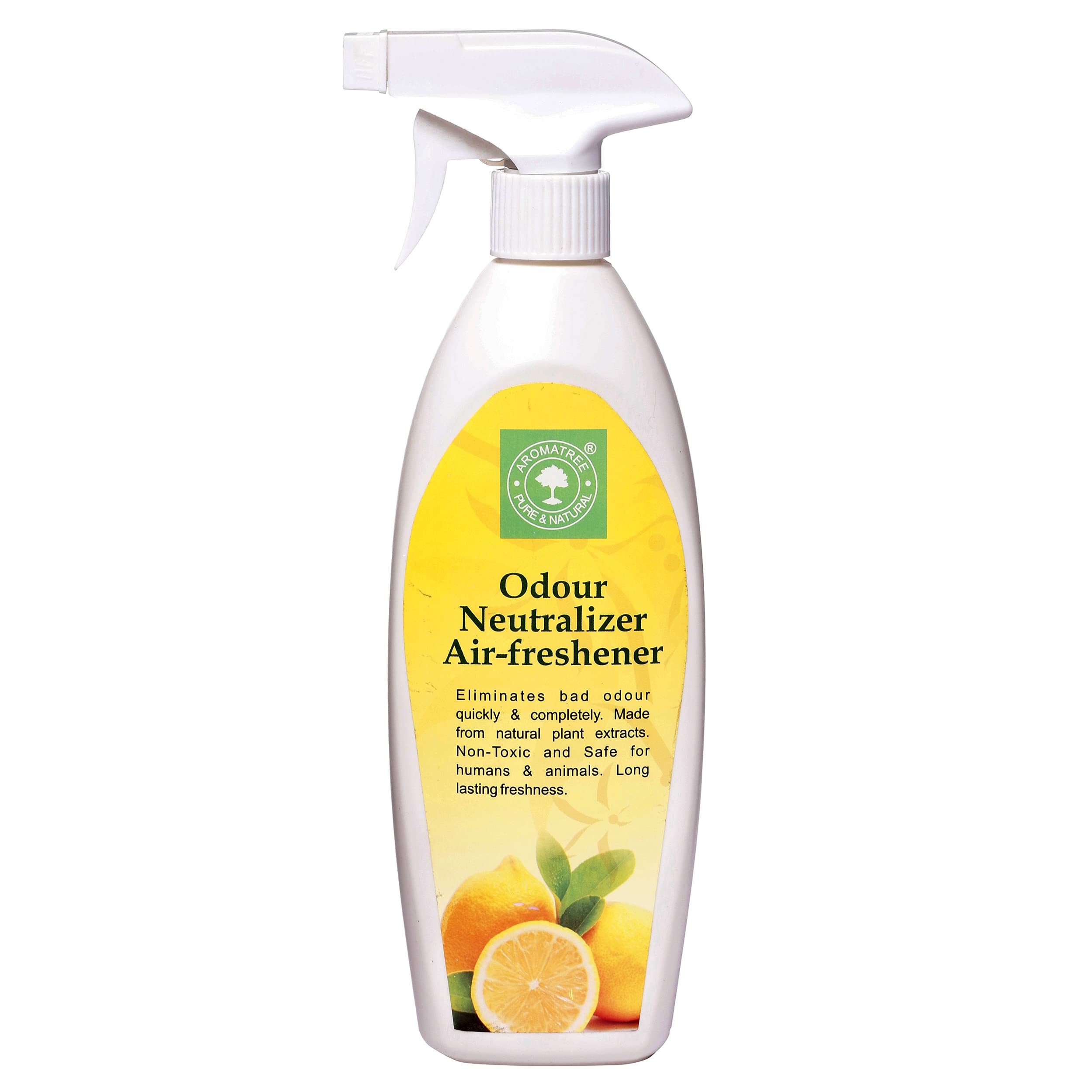 Odour Neutralizer & Air Freshener - Contains Natural Plant Extracts & Alcohol - Suitable for Kitchens, Toilets & Pet Odour Removal - Fresh Citrus Fragrance (500 ml)