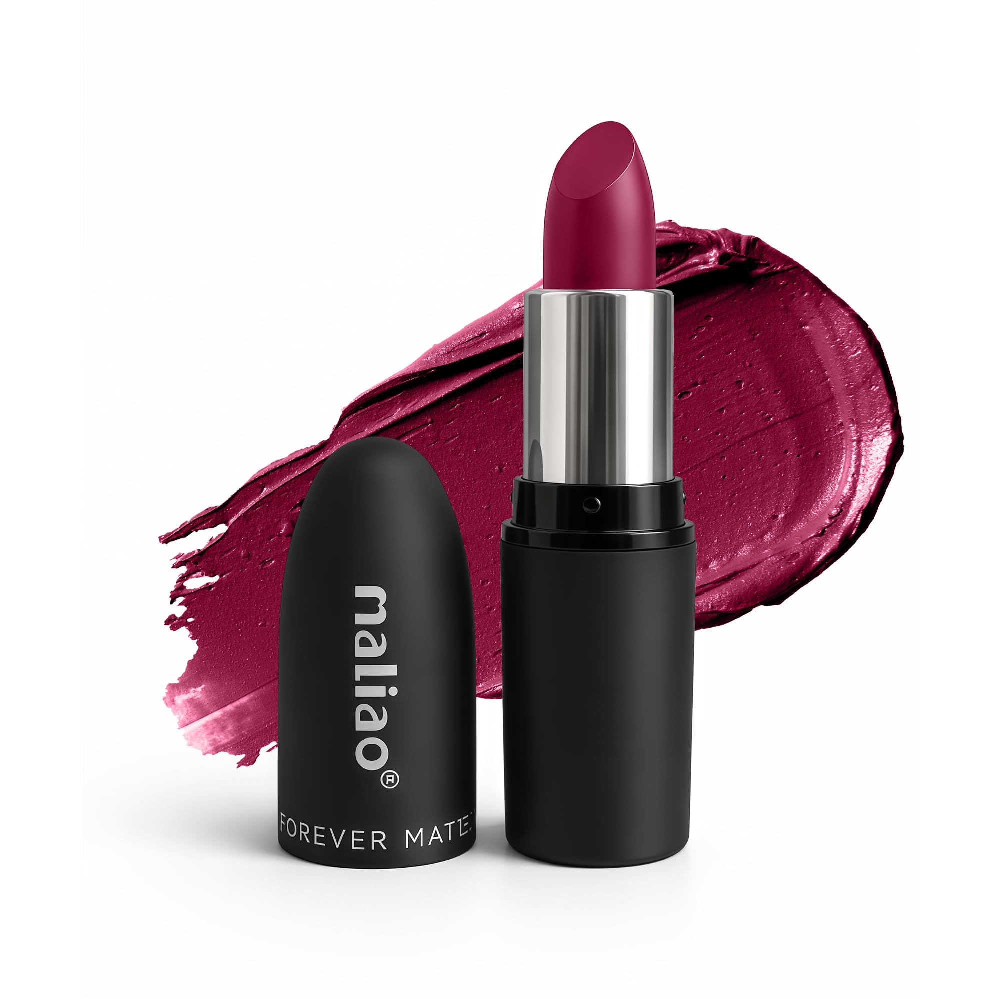 Maliao Forever Matte Lipstick - Long-Lasting Waterproof Elegance (04-CRANBERRY)-image-5