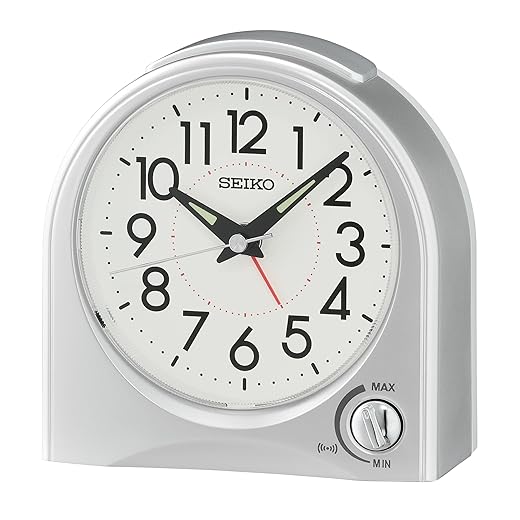 Seiko Maris Non-Ticking Desk Alarm Clock