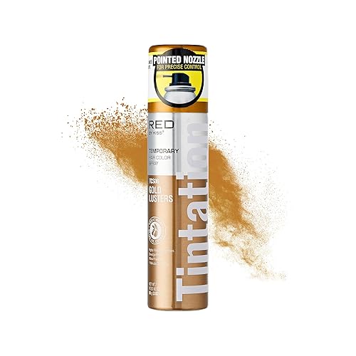 Vista 39 de RED BY KISS TINTATION SPRAY TEMPORAL DE COLOR PARA EL CABELLO 6 OZ #Spray&Mascara (negro),#Spray&Mascara (marrón oscuro),Negro (2 Pack-Black),Negro